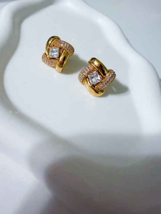 Earrings gold plated