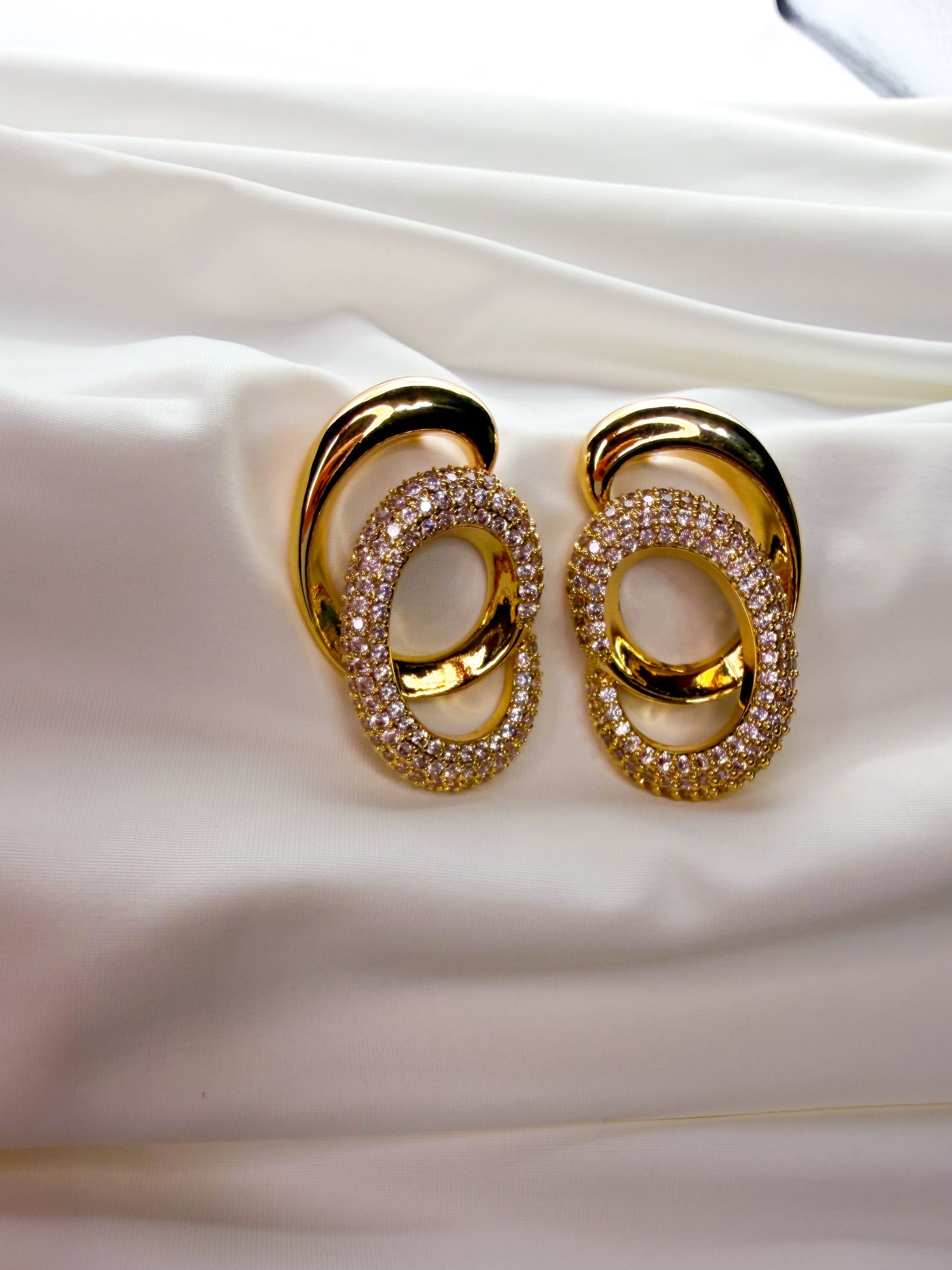 Earrings gold plated