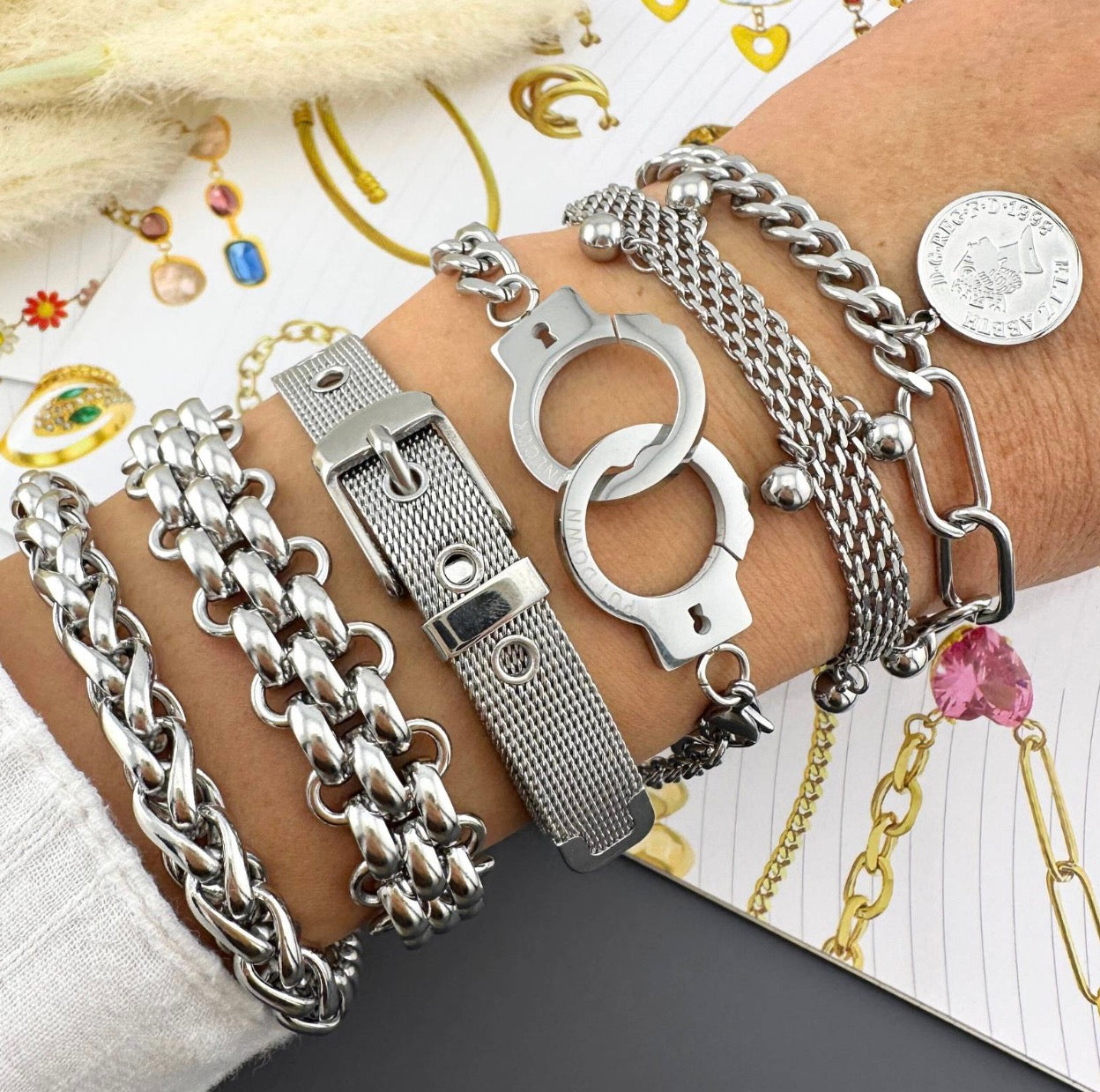BRACELET, STAINLESS STEEL