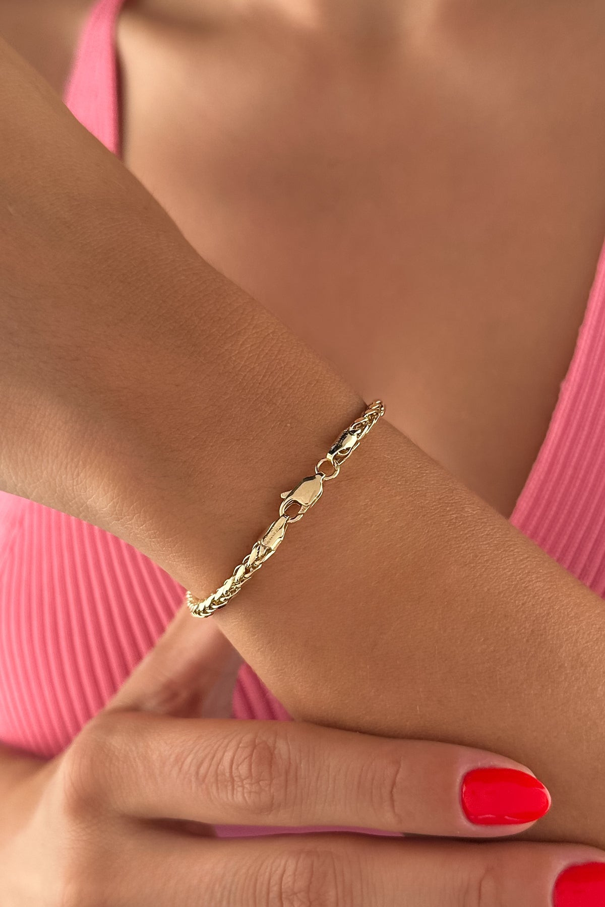 14ct Gold Franco Bracelet