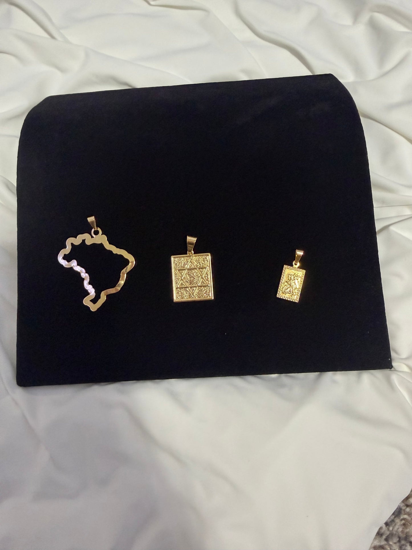 Gold plated pendant - choose one