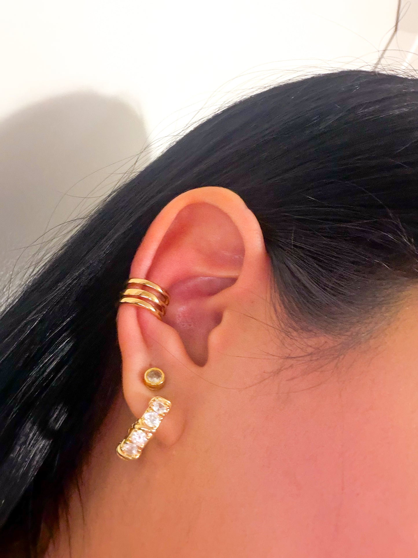 Clip on Earrings gold plated