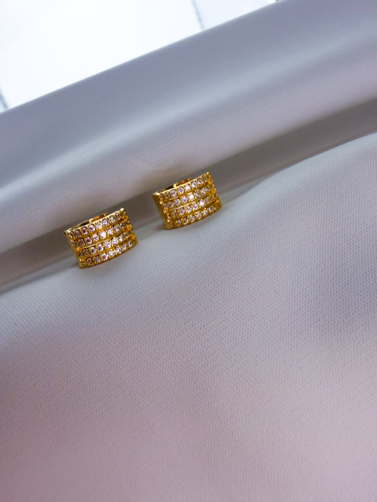 Minimalist Earrings gold plated