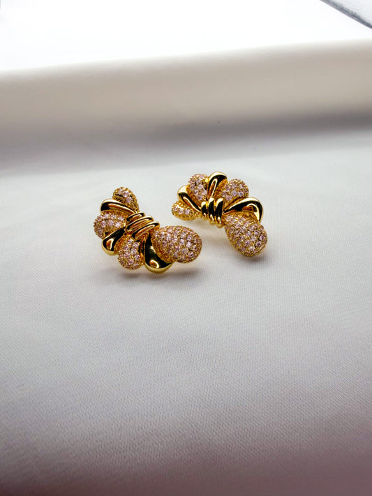 Gold plated earrings