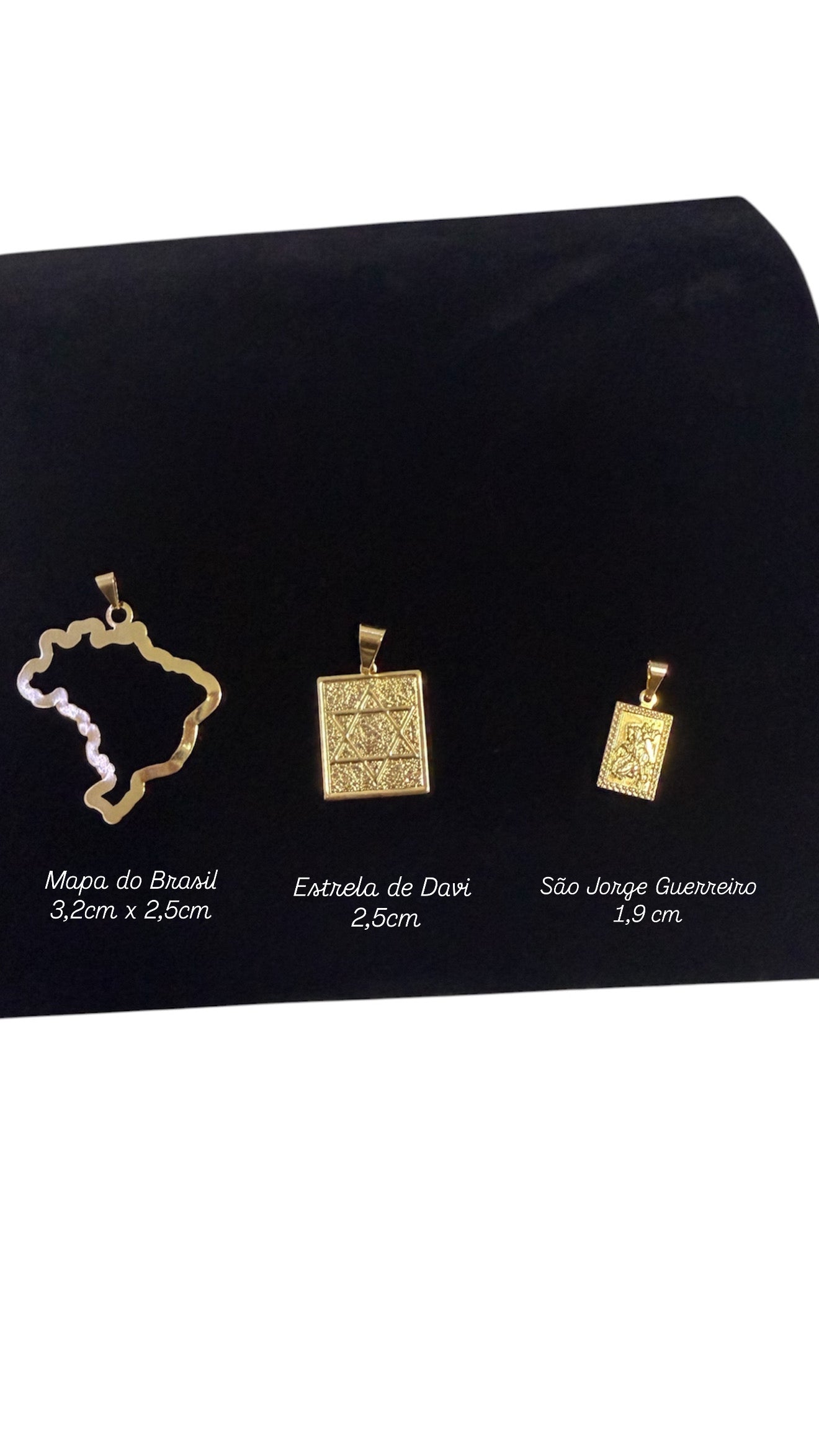 Gold plated pendant - choose one