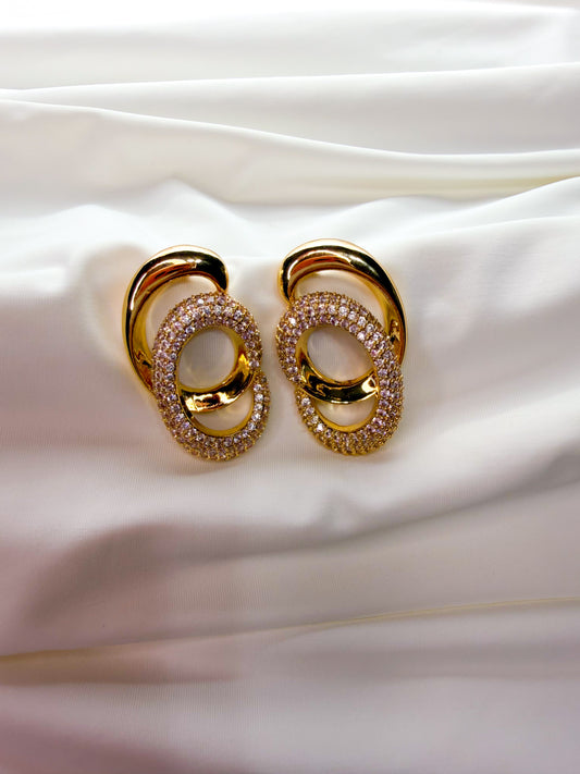 Earrings gold plated
