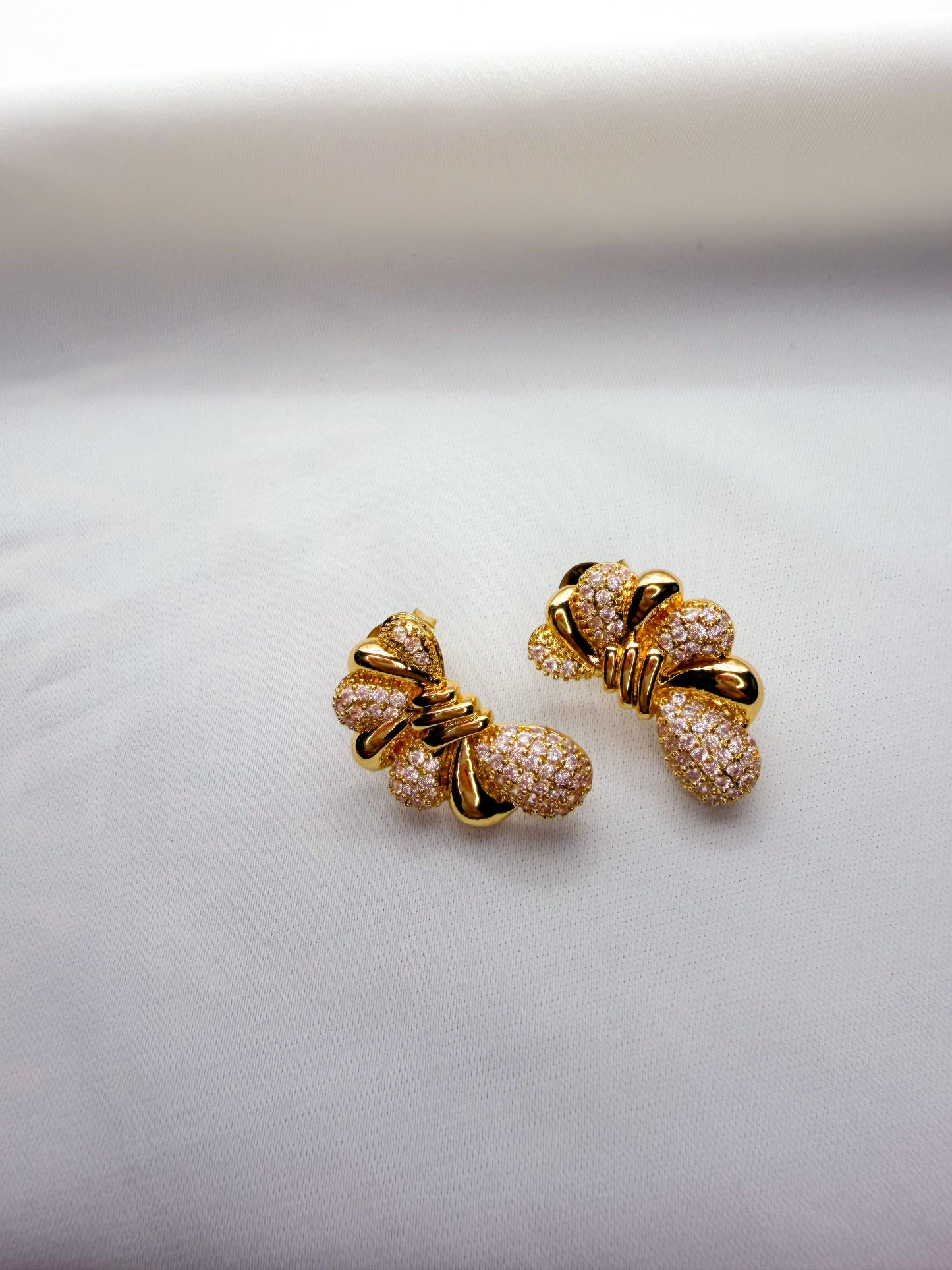 Gold plated earrings