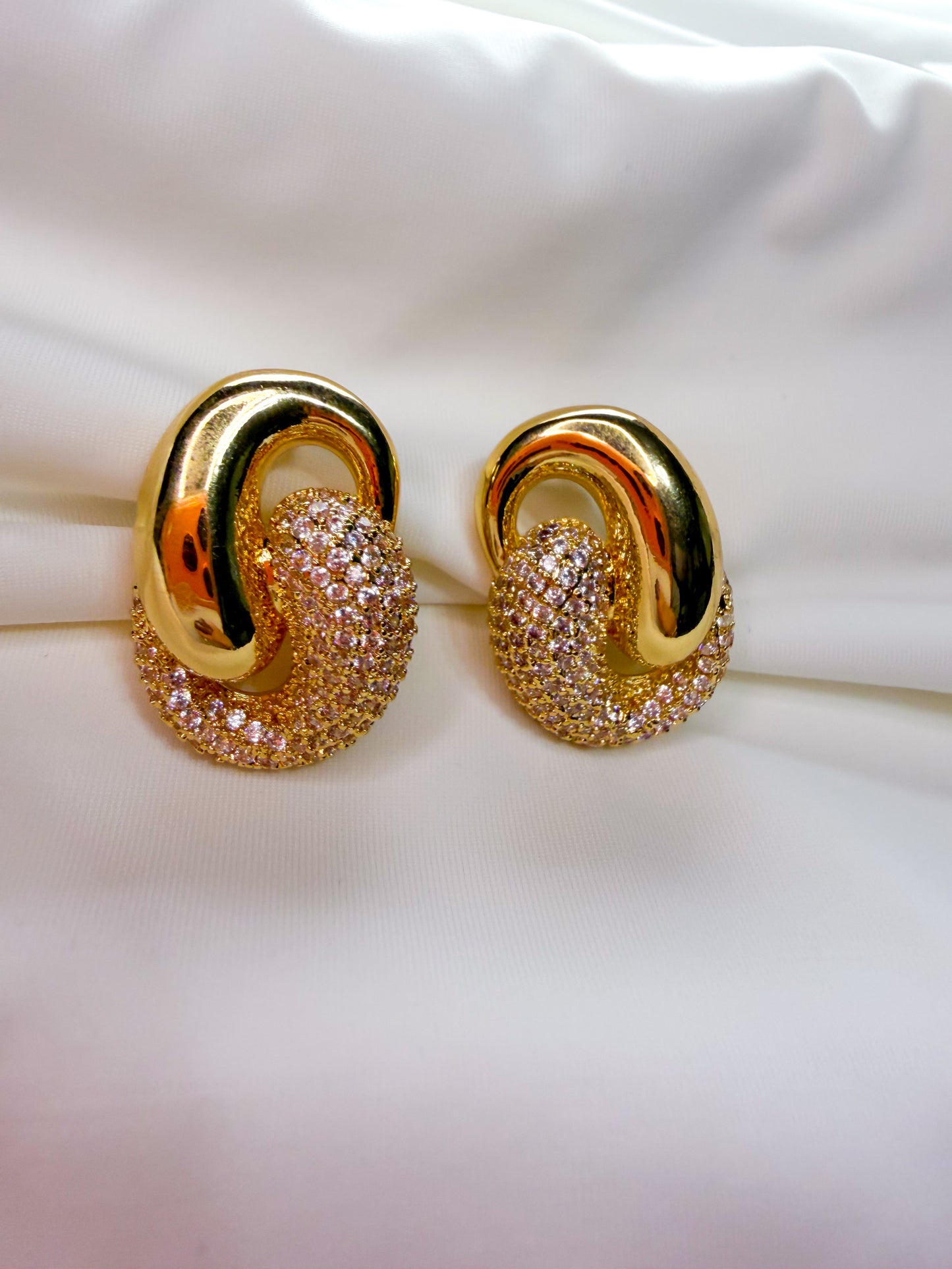 Earrings gold plated