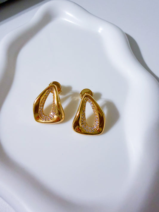 Earrings gold plated