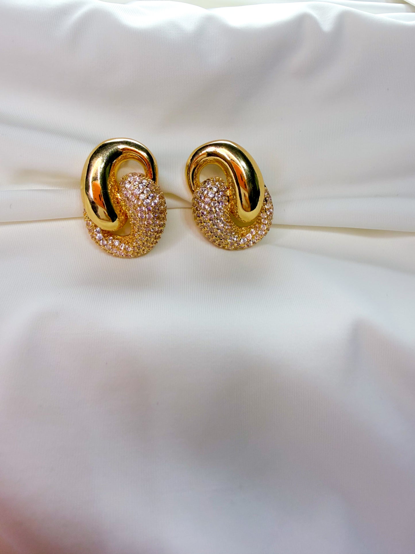 Earrings gold plated