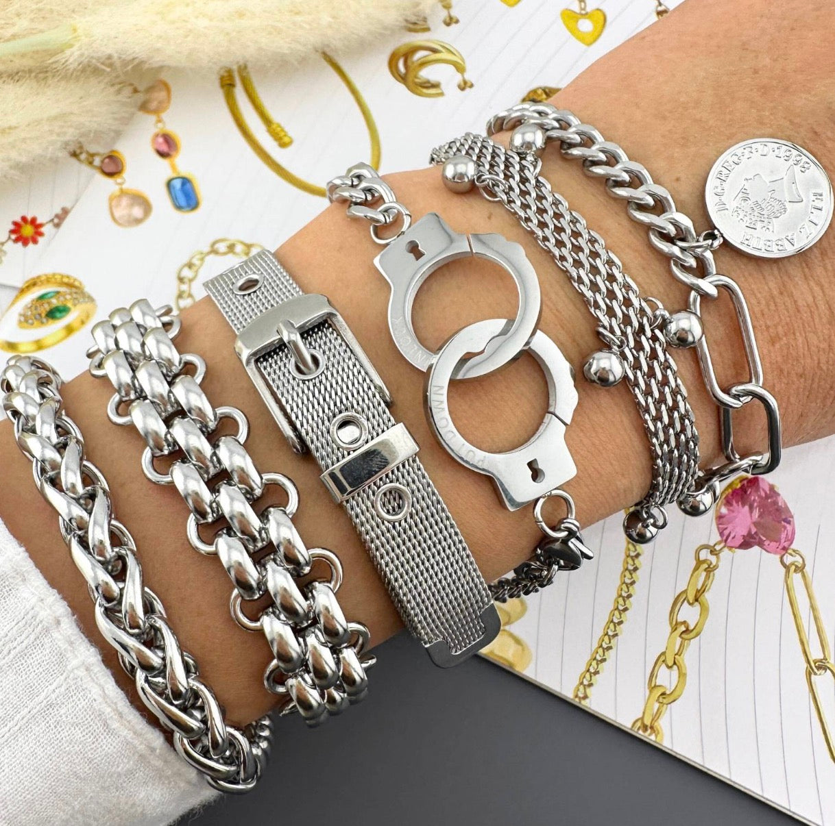 BRACELET, STAINLESS STEEL