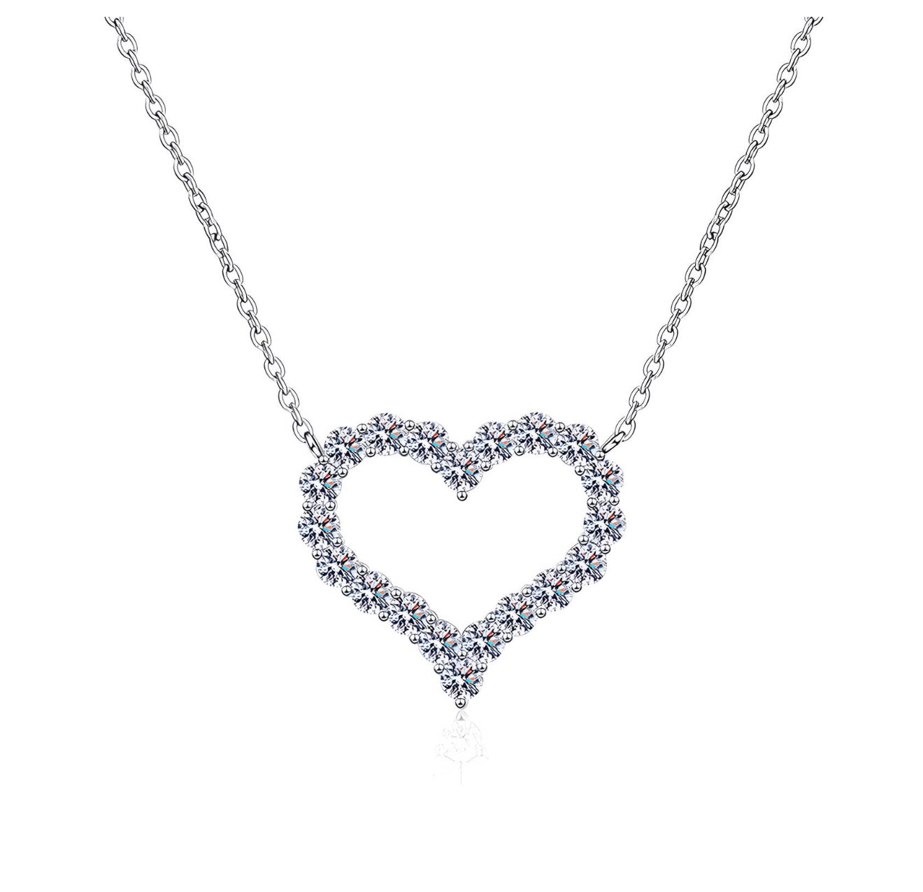 "HEART" NECKLACE, STAINLESS STEEL