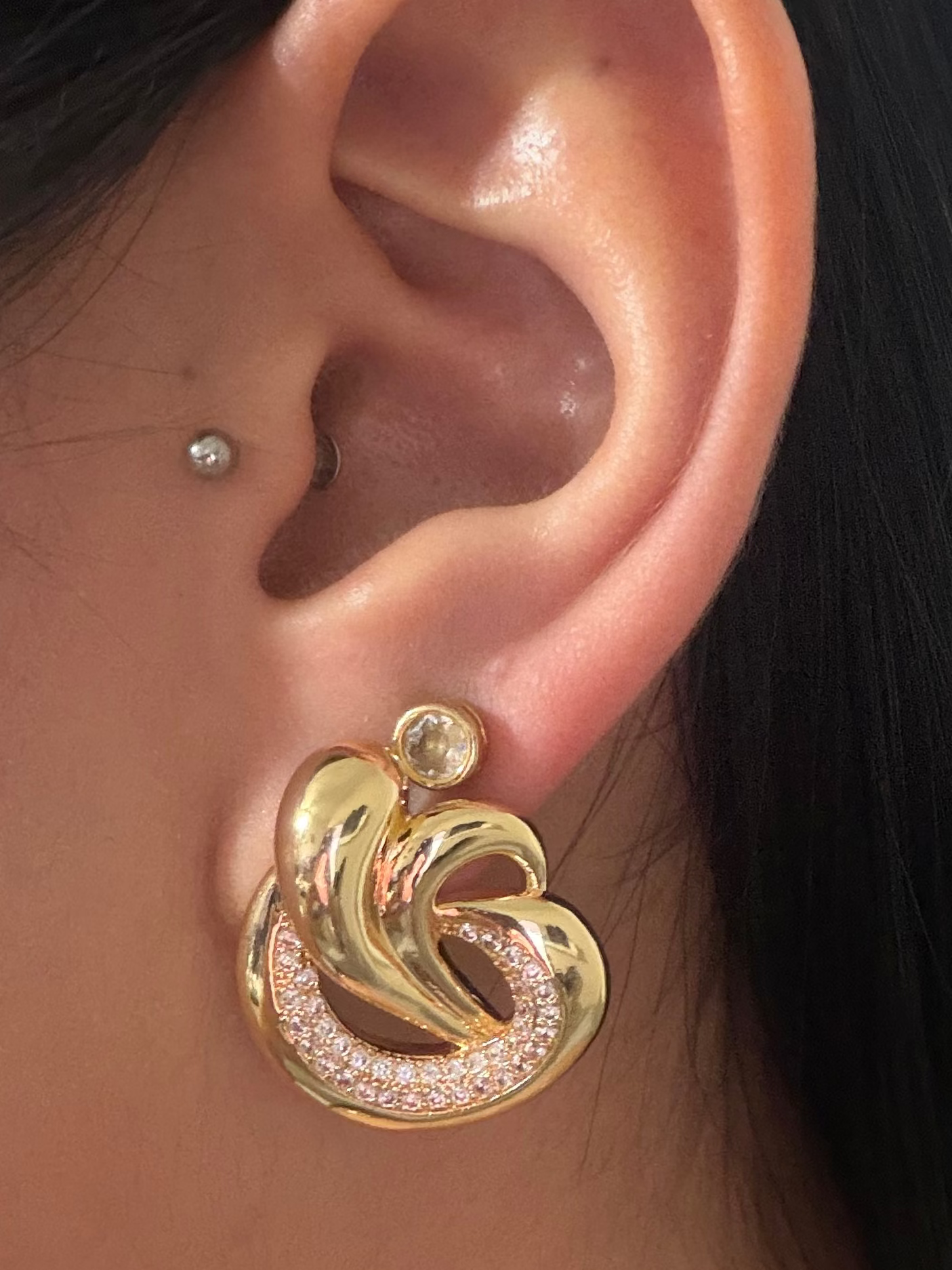 Earrings Gold plated