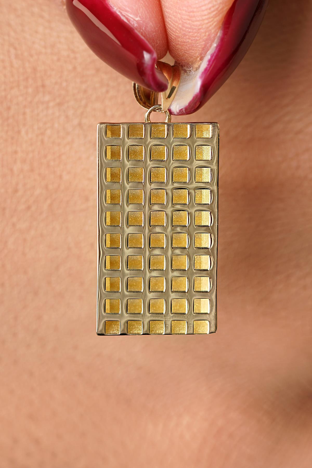 Men's 14K Gold Ingot on Singapore Chain (Cópia 2)