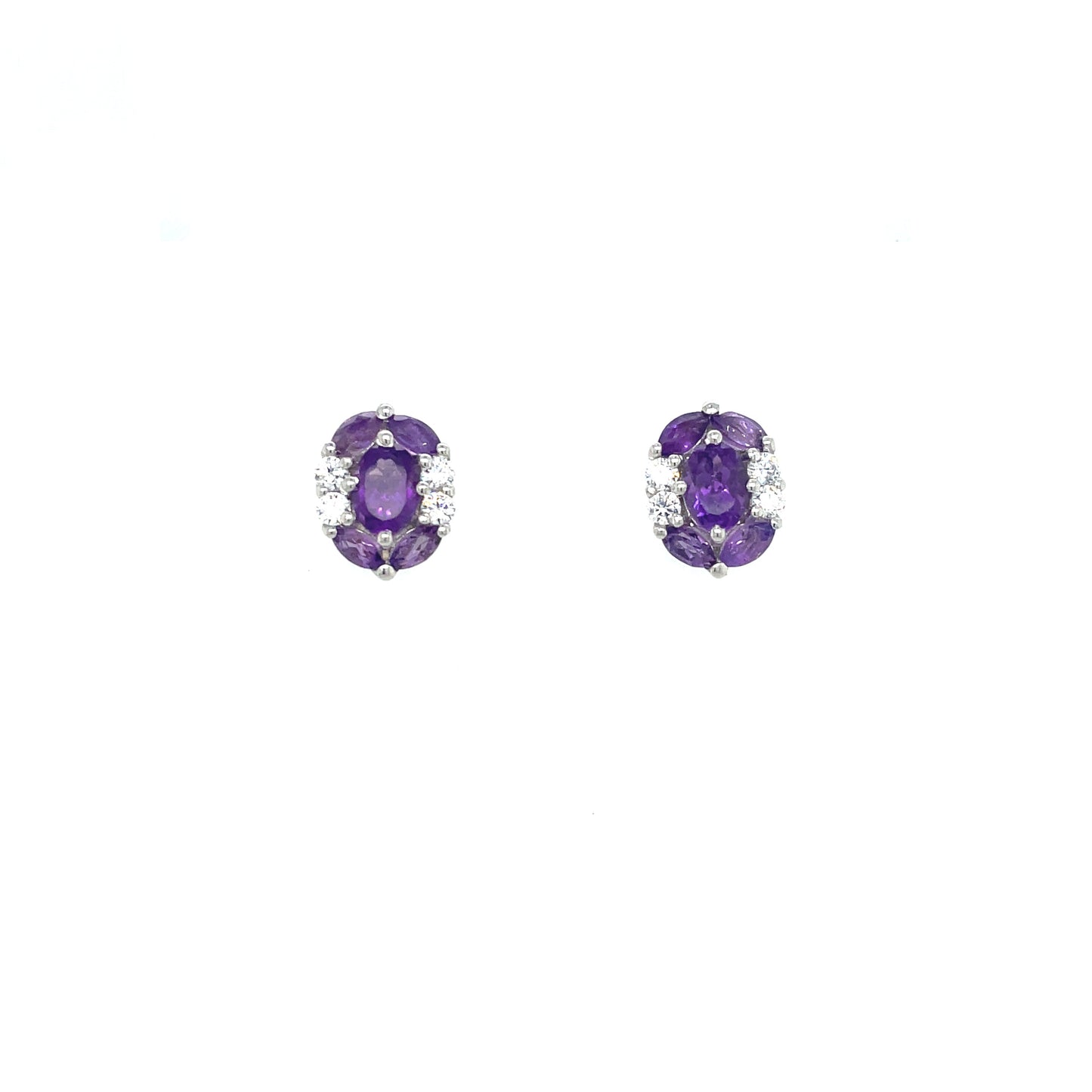 Blue Topaz Earring in .925 Sterling Silver - KST 55105