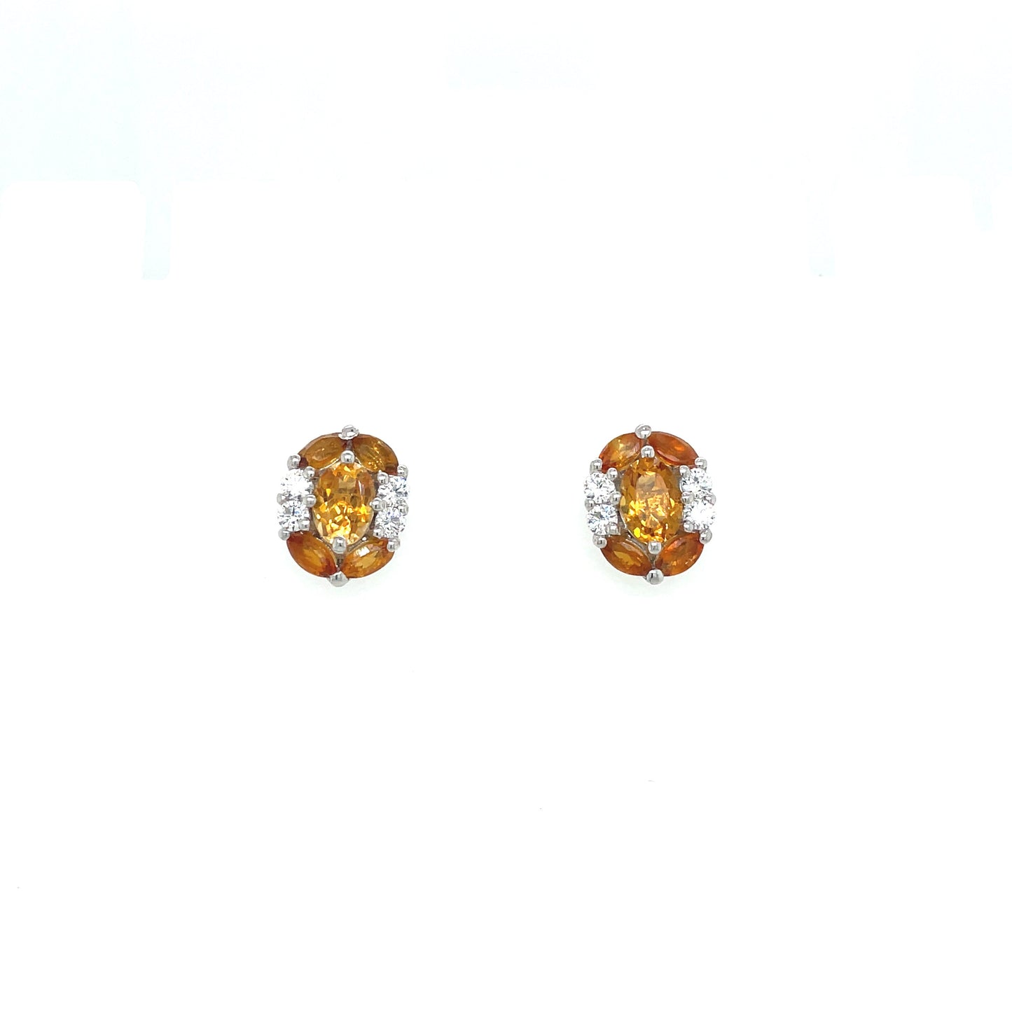 Blue Topaz Earring in .925 Sterling Silver - KST 55105
