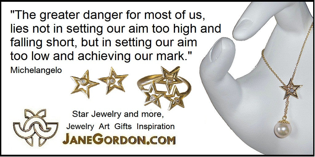 Stars- Three Stars Necklace-18K gold with diamonds-3